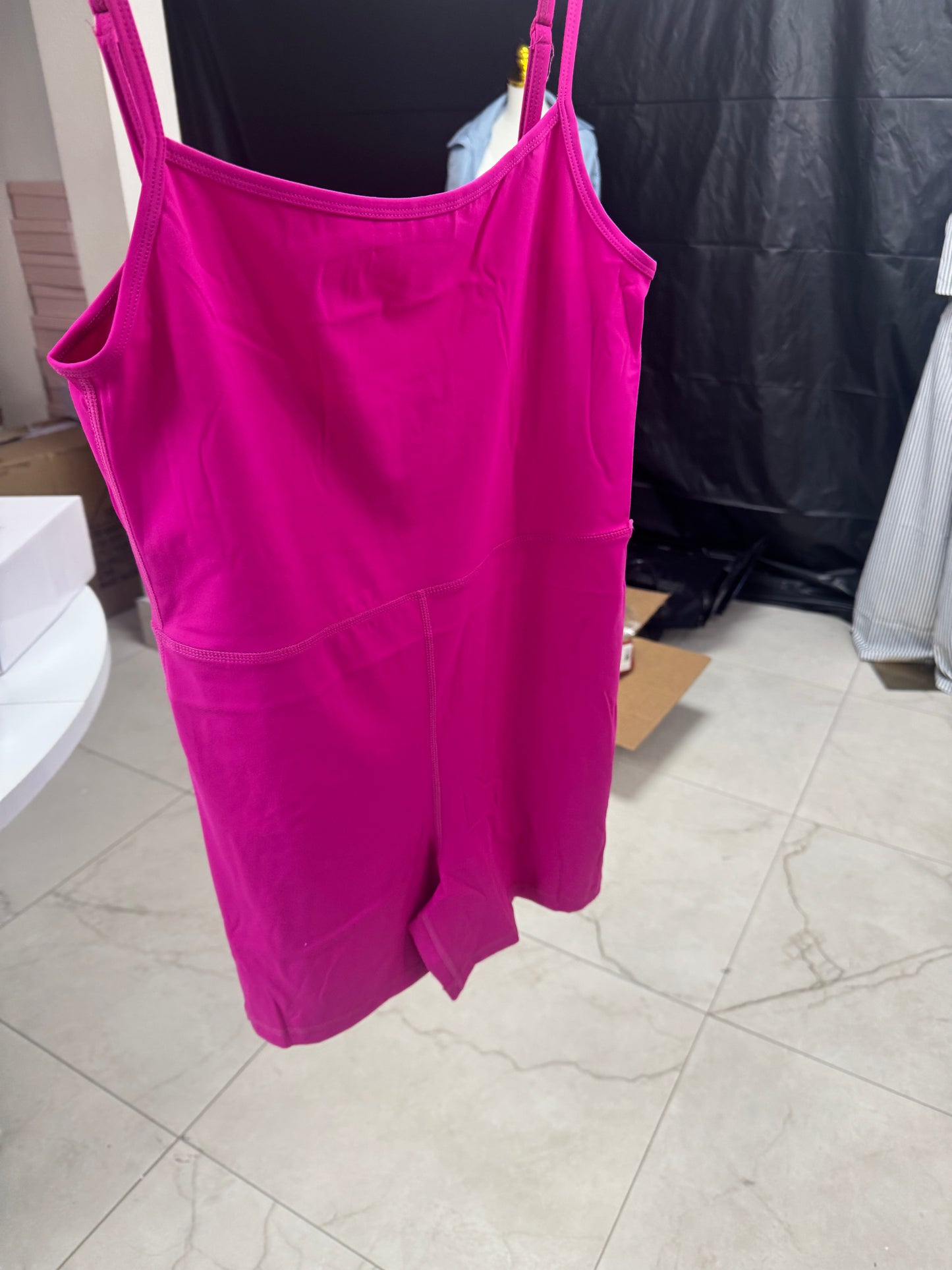 Pink Active wear romper onesie