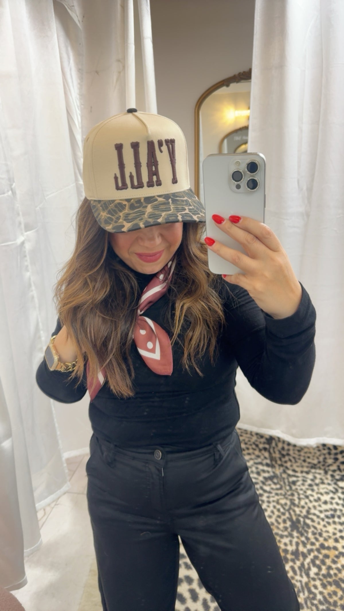 Leopard Y’all hat