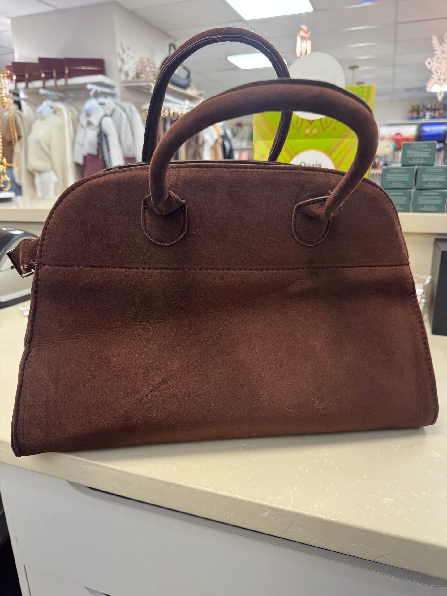 Brown purse gold
