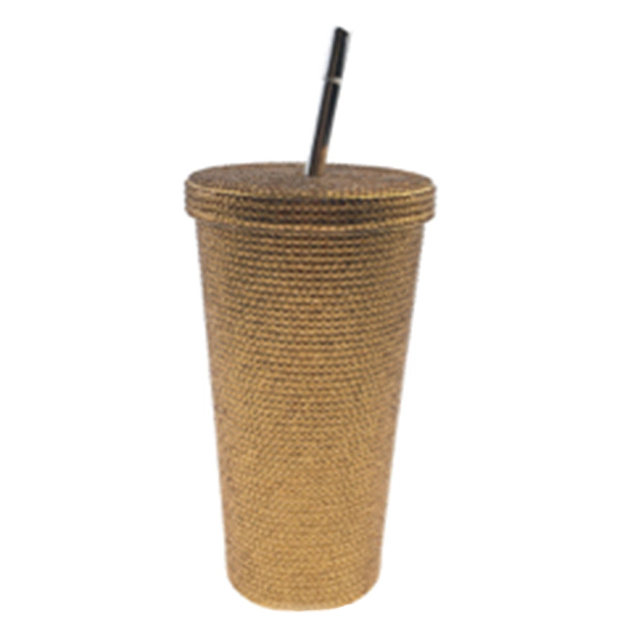 Gold rhinestone cup