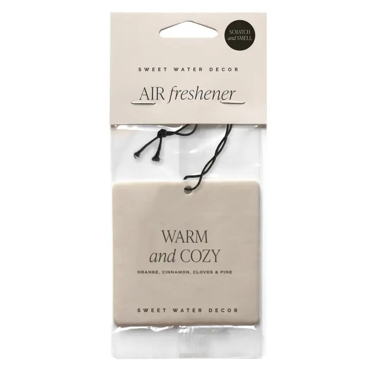 Warm and cozy car freshener